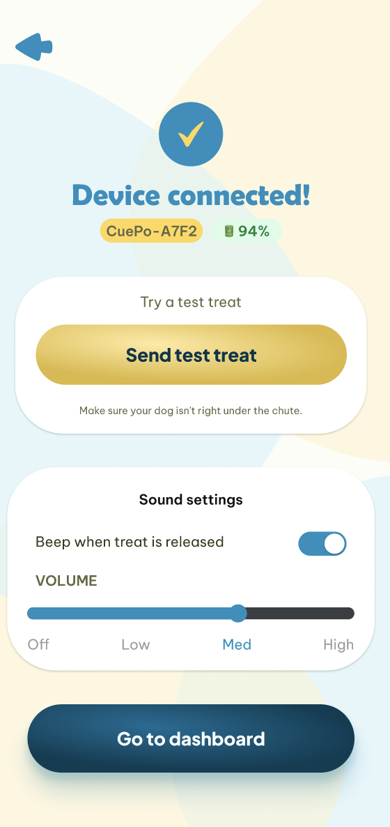 CuePo app screen 8
